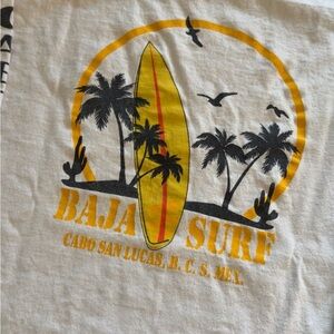 Baja Surf Long Sleeve Tee - White